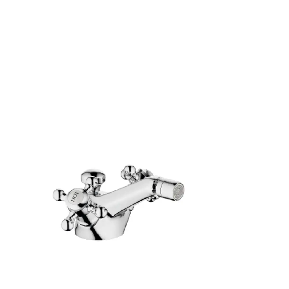 Dornbracht-MADISON-Bidet-Einlochbatterie-mit Ablaufgarnitur-Ausladung 125mm-chrom, 24510360-00 Galeriebild 1